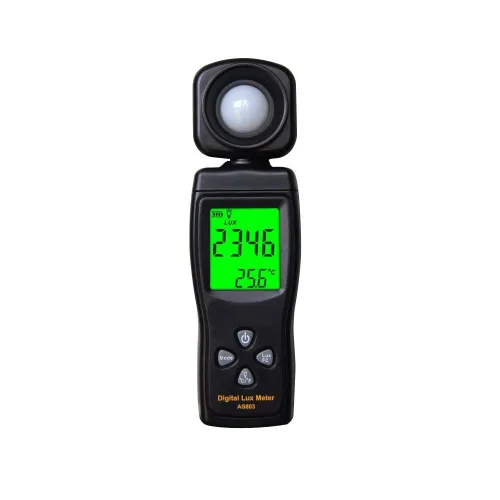 Medidor Digital de Lux, Iluminómetro, Fotómetro, Rango de Medición de 0~200.000 Lux, Selección de Unidad Lux/FC para Hogares, Agricultura,