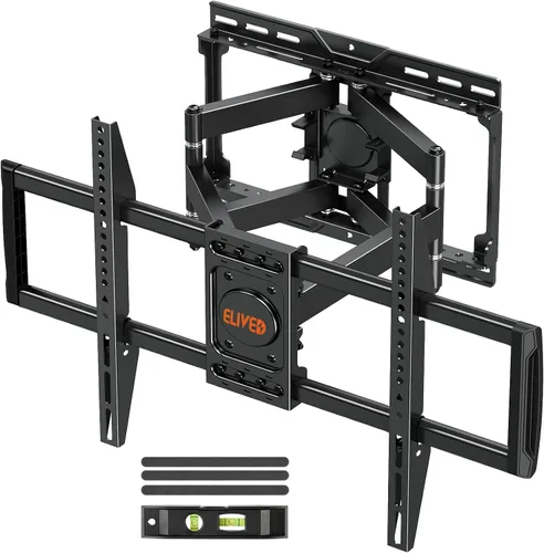 Miniatura 9 de ELIVED Soporte de pared para TV ultra delgado para la mayoría de televisores de 26 a 60 pulgadas, soporte de TV de perfil bajo, soporte de pared
