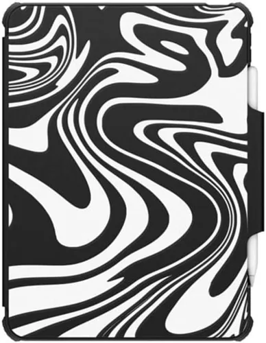 Miniatura 53 de CASETiFY Estuche de impacto para iPad Pro 12.9" (3ª/4ª/5ª/6ª generación) - Libro de composición Brachio - Negro transparente