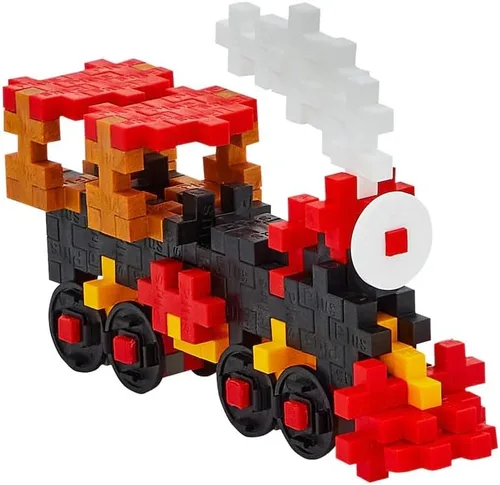 Miniatura 4 de Plus Plus Kit de Bloques de Construcción de Vehículos, Rompecabezas 3D STEM para Niños, 70 Piezas Interconectables - Tubo Mini Fabricante de Aviones