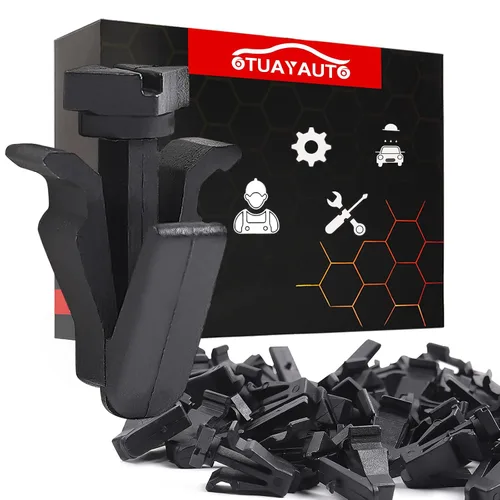 Miniatura 21 de OTUAYAUTO 10184895 140 clips de retención de remaches de plástico para puerta de parachoques de guardabarros de repuesto para Jeep Wrangler 07-20