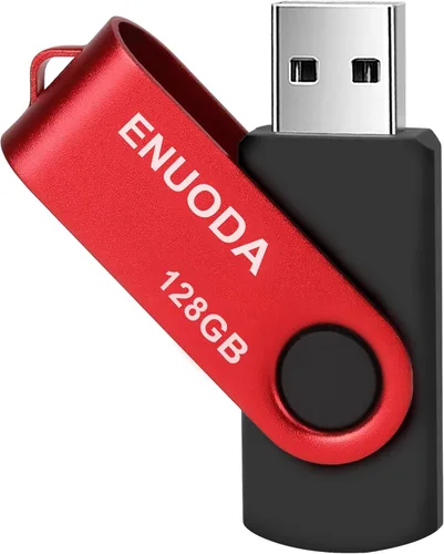 Miniatura 18 de Unidad flash de 16 GB, paquete de 5 unidades de pulgar ENUODA de 16 GB, diseño giratorio USB 2.0, memoria USB 2.0, unidad de bolígrafo para 16GB* 5