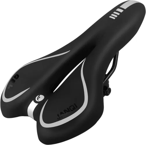 Miniatura 9 de Cómodo asiento de bicicleta para hombres y mujeres, asiento de bicicleta impermeable, silla de bicicleta de montaña transpirable, sillín