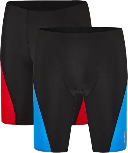 Miniatura 36 de DEVOROPA Jammers de Natación para Niños, Trajes de Baño de Equipo Competitivo Juvenil, Traje de Baño de Carreras, Pantalones Cortos de Natación
