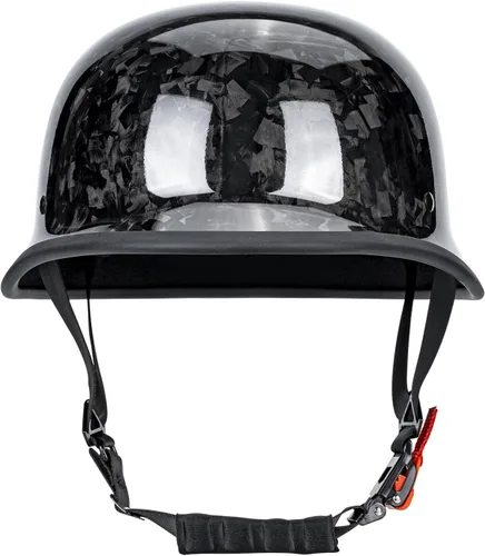 Miniatura 4 de KAESE Casco Abierto Retro de Fibra de Carbono para Motocicleta - Certificado DOT, Diseño Ultraligero, Transpirable y Cómodo para Cruiser, Conducción