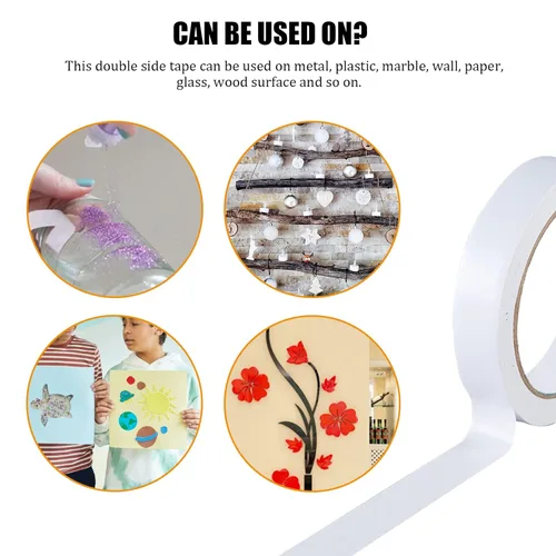 Miniatura 6 de Cinta de Doble Cara para Manualidades, Cinta de Doble Cara para Artes, Suministros para Álbumes de Recortes, Fotografía, Caja de Regalos, Álbum