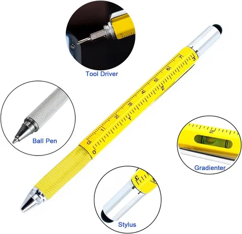 Miniatura 4 de Lápiz capacitivo, bolígrafo multiherramienta 7 en 1