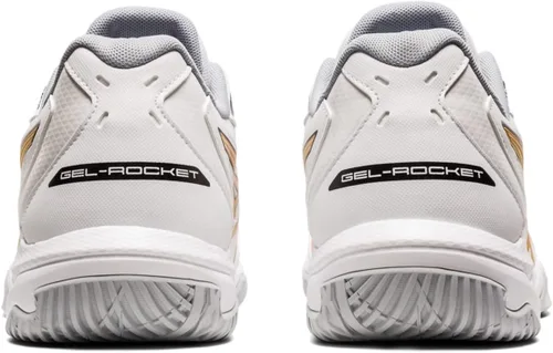 Miniatura 5 de ASICS Gel-Rocket 10 Indoor Court Zapatos para hombre, BlancoOro puro.
