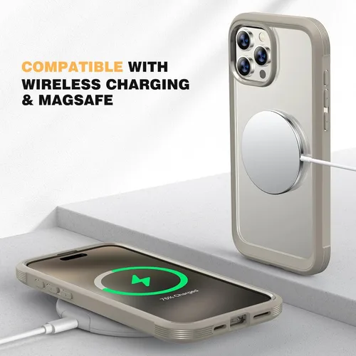 Miniatura 66 de Diaclara Funda diseñada para iPhone 16, mejorada [protección completa de la cámara], carcasa resistente de cuerpo completo con protector de pantalla
