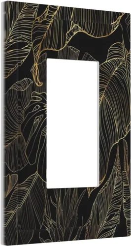 Miniatura 93 de Cubierta de interruptor de luz de palanca individual decorativa de 1 cuadrilla, placa frontal eléctrica para baño, cocina, decoración del hogar