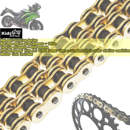 Miniatura 4 de Se adapta a Coleman CT200U CT200U-EX BT200X Mini cadena de bicicleta MB200 MB165 Baja Warrior Heat Mini Baja Motorsports eje delantero #420 cadena