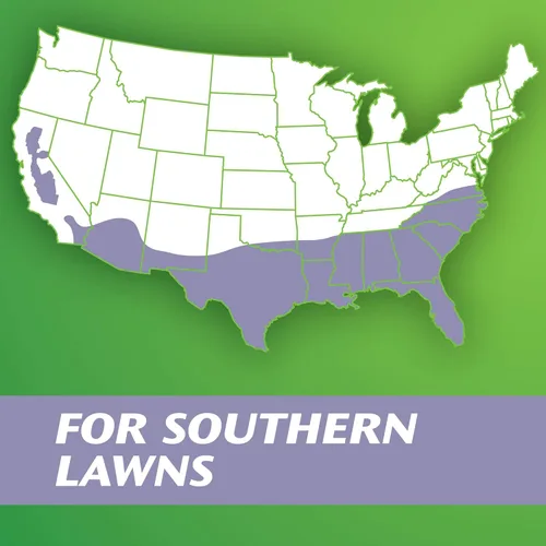 Miniatura 5 de Scotts Turf Builder Semillas de césped Zoysia & Mantillo, Cultiva un césped resistente y de bajo mantenimiento, 5 libras.