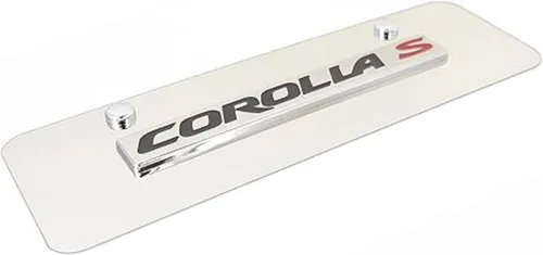 Miniatura 3 de Au-TOMOTIVE GOLD INC. Placa de matrícula con licencia oficial para Toyota Corolla S (cromado)