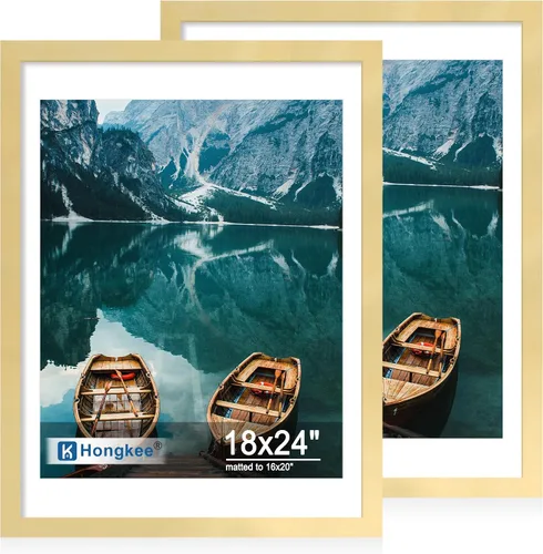 Miniatura 86 de Hongkee - Juego de 2 marcos de fotos, HK042515-MD5.5X8.5-BK(2PK)