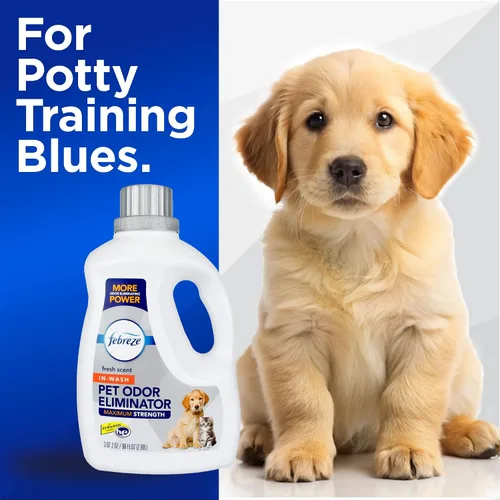 Miniatura 5 de Febreze - Aditivo para detergente de ropa para suministros de mascotas, eliminador de olores de mascotas de máxima fuerza en el lavado, diseñado