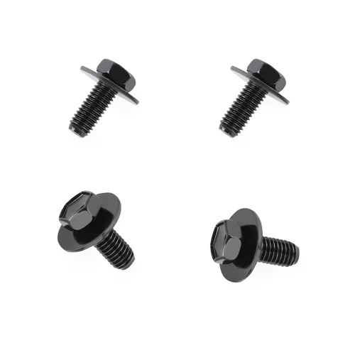 Miniatura 9 de 4 piezas de 12 mm de pernos y juntas de placa deslizante frontal superior compatibles con Toyota Tacoma 4Runner FJ Tundra Land Cruiser 2013-2020