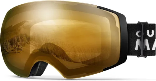 Miniatura 32 de OutdoorMaster Gafas de esquí PRO – sin marco, lente intercambiable, 100% protección UV400, gafas de nieve para hombres y mujeres
