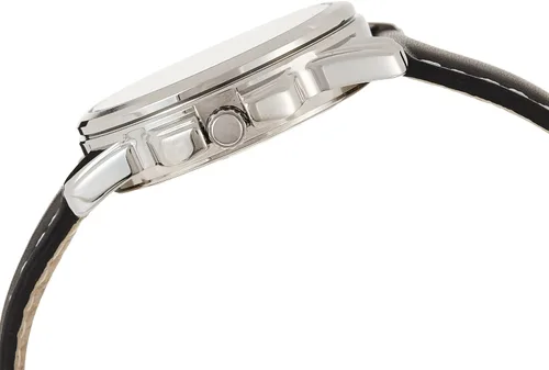 Miniatura 3 de Casio LTP1314L-8AV Reloj de cuarzo de cuero negro con esfera negra para mujer