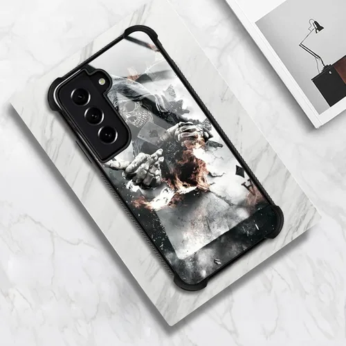 Miniatura 292 de CARLOCA Funda compatible con Samsung Galaxy S22 Ultra, diseño gráfico de Star Howling Wolfs Samsung Galaxy S22 Ultra, diseño gráfico, a prueba