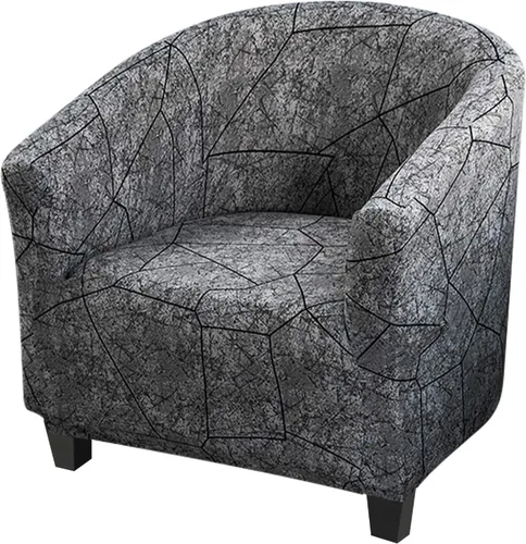 Miniatura 18 de HOTNIU Funda para silla de club, fundas para sillas de bañera para sillones, funda de sillón de alta elasticidad, protector de muebles para sala