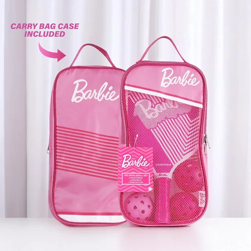 Miniatura 5 de Barbie - Juego de pickleball para 2 jugadores, paletas de madera y bolas de precisión