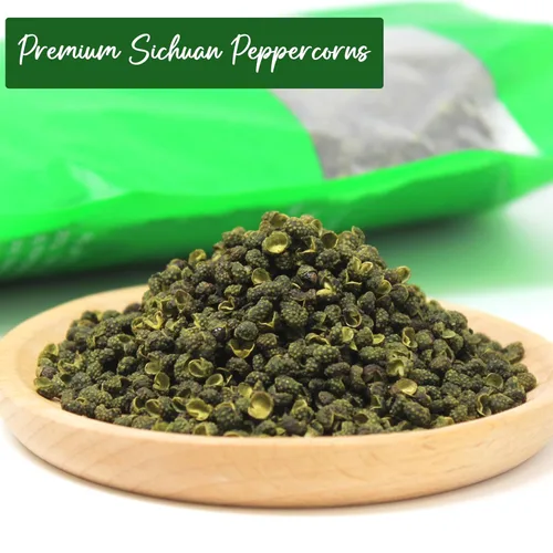Miniatura 3 de NPG Granos de pimienta verde Sichuan de alta calidad, 16 onzas, auténticos granos de pimienta entera, especias que adormecen la boca, sabor fuerte a