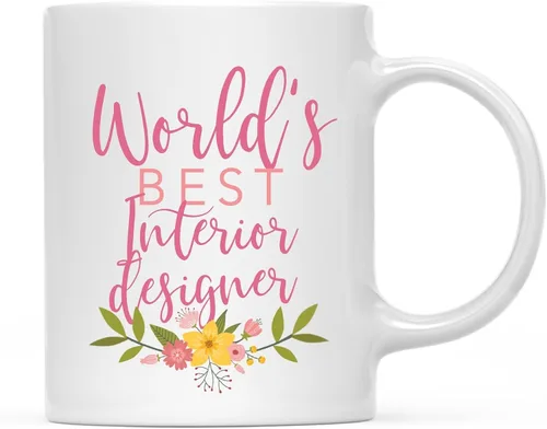 Miniatura 61 de Andaz Press Taza de café de 11 oz, regalo de broma de la mejor abbuela del mundo, diseño floral, paquete de 1