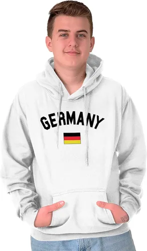 Miniatura 4 de Brisco Brands Sudadera con capucha para mujer y hombre con bandera del país de Alemania