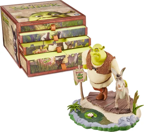 CC Countdown Characters Figura coleccionable de Shrek 2024, mercancía oficial de Shrek, estatua del calendario de Adviento para construir
