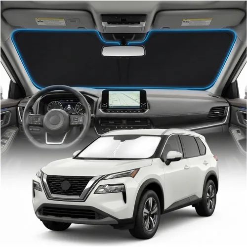 Miniatura 85 de Cubierta para parabrisas para BMW X1 E84 – Ajuste personalizado X1 E84 Accesorios 2016-2024 2025 Parasol plegable protección UV y escudo térmico