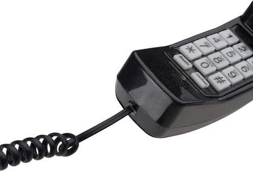 Miniatura 7 de iSoHo Phones: Cable de teléfono para teléfono fijo – sin problemas, cable de línea terrestre rizado para teléfono – fácil de usar + excelente Negro