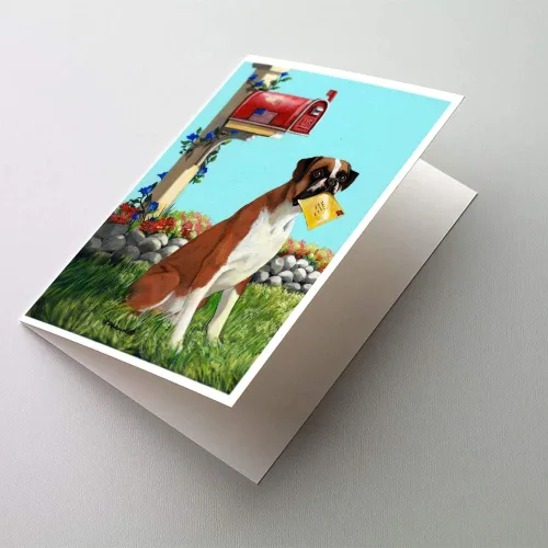 Miniatura 14 de Caroline's Treasures PPP3013GCA7P - Tarjetas de felicitación y sobres para mascotas de Basset Hound Teacher, paquete de 8 tarjetas en blanco