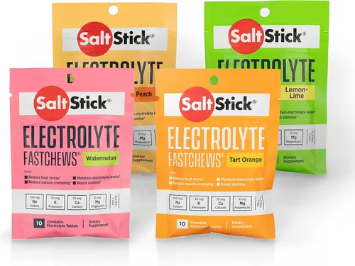 Miniatura 2 de SaltStick Fastchews, pastillas de repuesto para rehidratación, recuperación de ejercicio, atletas jóvenes y adultos, senderismo, recuperación