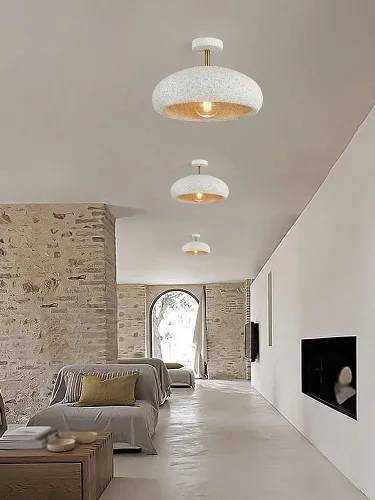 Miniatura 2 de Lámpara de techo retro hecha a mano, decoración de interiores, lámpara de techo moderna para sala de estar, comedor, dormitorio, lámpara colgante