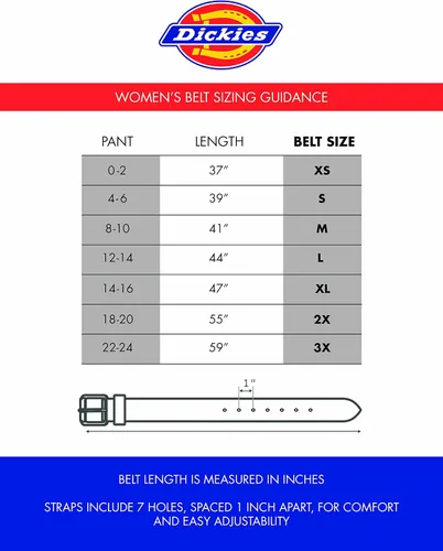 Miniatura 6 de Dickies Womens Leather Casual Belt