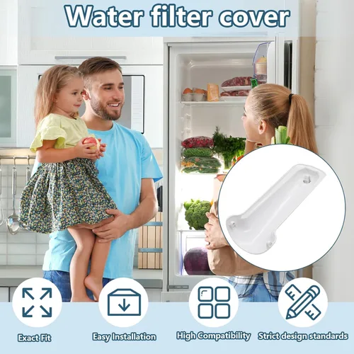 Miniatura 4 de showingo WP67006331 Reemplazo de la tapa del filtro de agua para el refrigerador Whirlpool Tapa del filtro de agua Reemplazar 67006331 12960301