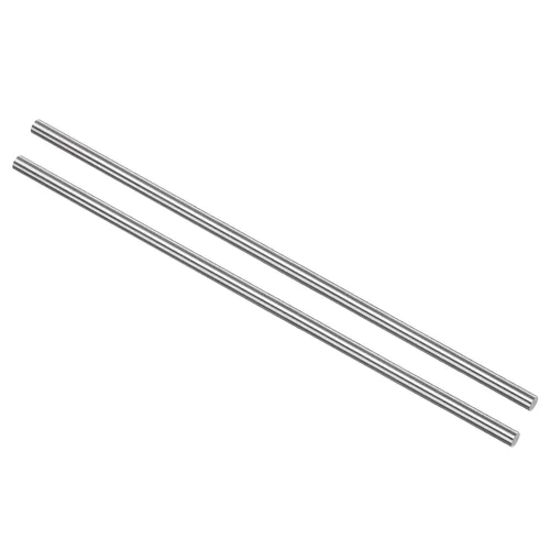 Miniatura 12 de uxcell 2 piezas varillas redondas de acero, 10 mm x 60 mm de acero de alta velocidad (HSS) Barra de torno herramienta, para eje, engranaje, taladro