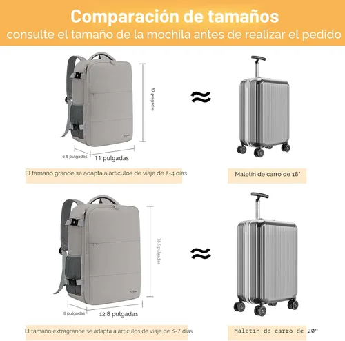 Miniatura 8 de Taygeer Mochila Bolso para Laptop para Mujeres, Mochila para Artículos Esenciales Universitarios con Compartimento para Laptop de 15.6 pulgadas
