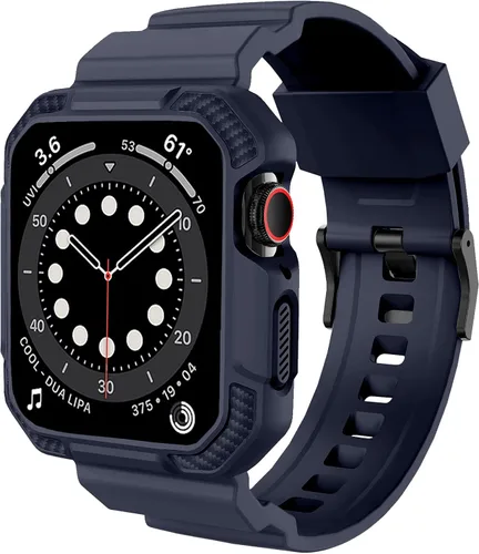 Miniatura 12 de Orobay compatible con Apple Watch Band de 41 mm, 40 mm, 38 mm, correa resistente a los golpes para iWatch SE Series 7 6 5 4 3 2 1 41 mm, 40 mm, 38