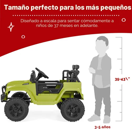 Miniatura 4 de Productos de la mejor elección, camioneta de juguete para montar de 12 V para niños con control remoto para padres, suspensión de resortes, luces