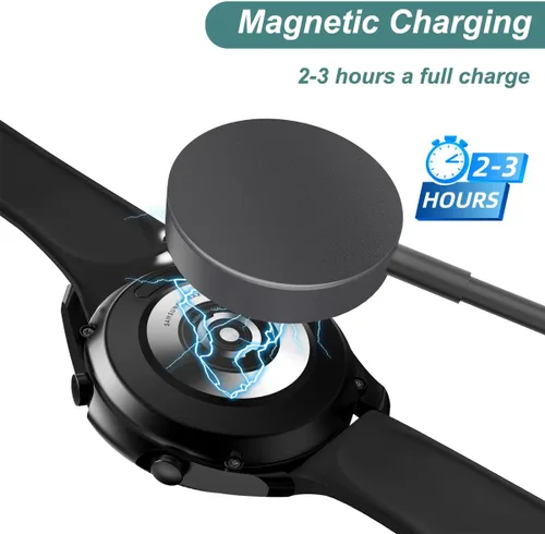 Miniatura 3 de Cargador para Samsung Watch - Galaxy Watch 7 Ultra/6/6 Classic/5/5 Pro/4/4 Classic/3/Active 2/Cable de carga activo con funda de aluminio (USB-C)