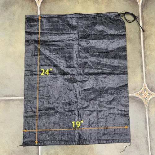 Miniatura 6 de Bolsas de arena de polietileno tejidas vacías de 19 x 24 pulgadas, protección UV, anti-UV, 3 años, con lazos, bolsas de arena resistentes