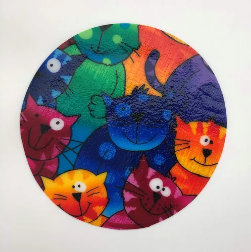 Miniatura 4 de Andreas - Abrelatas de silicona antideslizante de 6.25 pulgadas, fácil abridor de tapa, fabricado con silicona y tela, apto para lavavajillas, Gatos