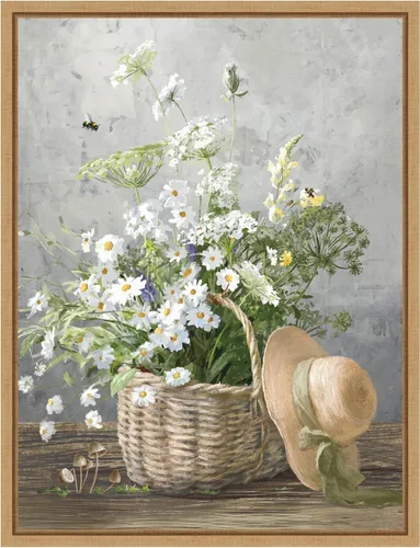 Miniatura 8 de Amanti Art Lienzo enmarcado para pared, 24 x 18 pulgadas, casa de campo de jardinería III por Danhui Nai, lienzo enmarcado para pared, obras de arte