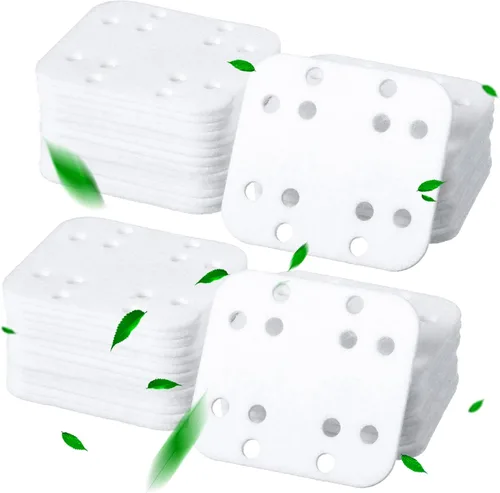 Breling Almohadillas de filtro humidificador, almohadilla de absorción mineral, almohadillas de nailon para humidificador de descalcificación