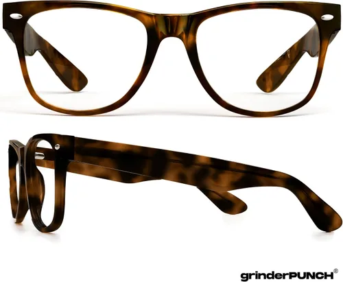 Miniatura 2 de grinderPUNCH Gafas de lectura de diseñador Lectores con bloqueo de luz azul para mujeres y hombres Lectores elegantes para una visión mejorada
