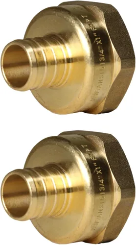 Miniatura 43 de XFITTING 1 pulgada Pex x 1 pulgada Adaptador Femenino NPT, 23-4-3=2X, 2 Piezas