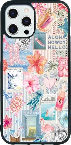 Miniatura 64 de Funda de teléfono de playa de verano a prueba de golpes y protectora con hibisco, bonitas fundas de teléfono para iPhone XR jamaica (Hibiscus Flower)