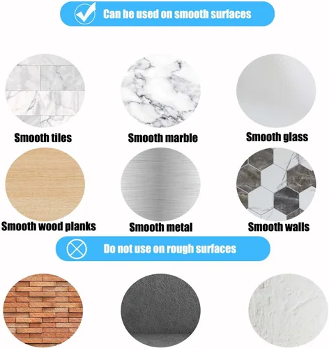 Miniatura 5 de Sankoly 4 ganchos de techo autoadhesivos de acero inoxidable, ganchos de pared sin clavos para cocina, baño, sala de estar, techo