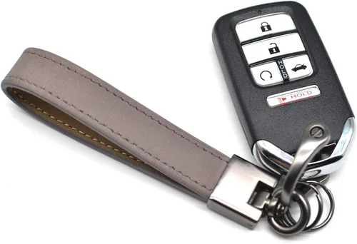 Miniatura 2 de MECHCOS Llaveros para llavero de coche de cuero genuino con anillo en D para hombres y mujeres con destornillador, llaveros y giro giratorio de 360